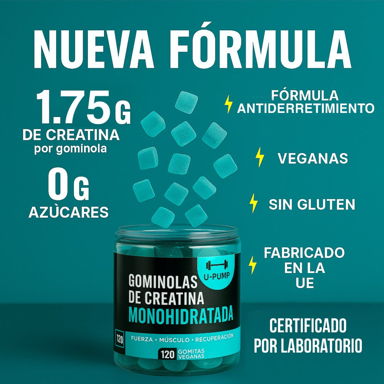 U-PUMP | Gominolas de creatina