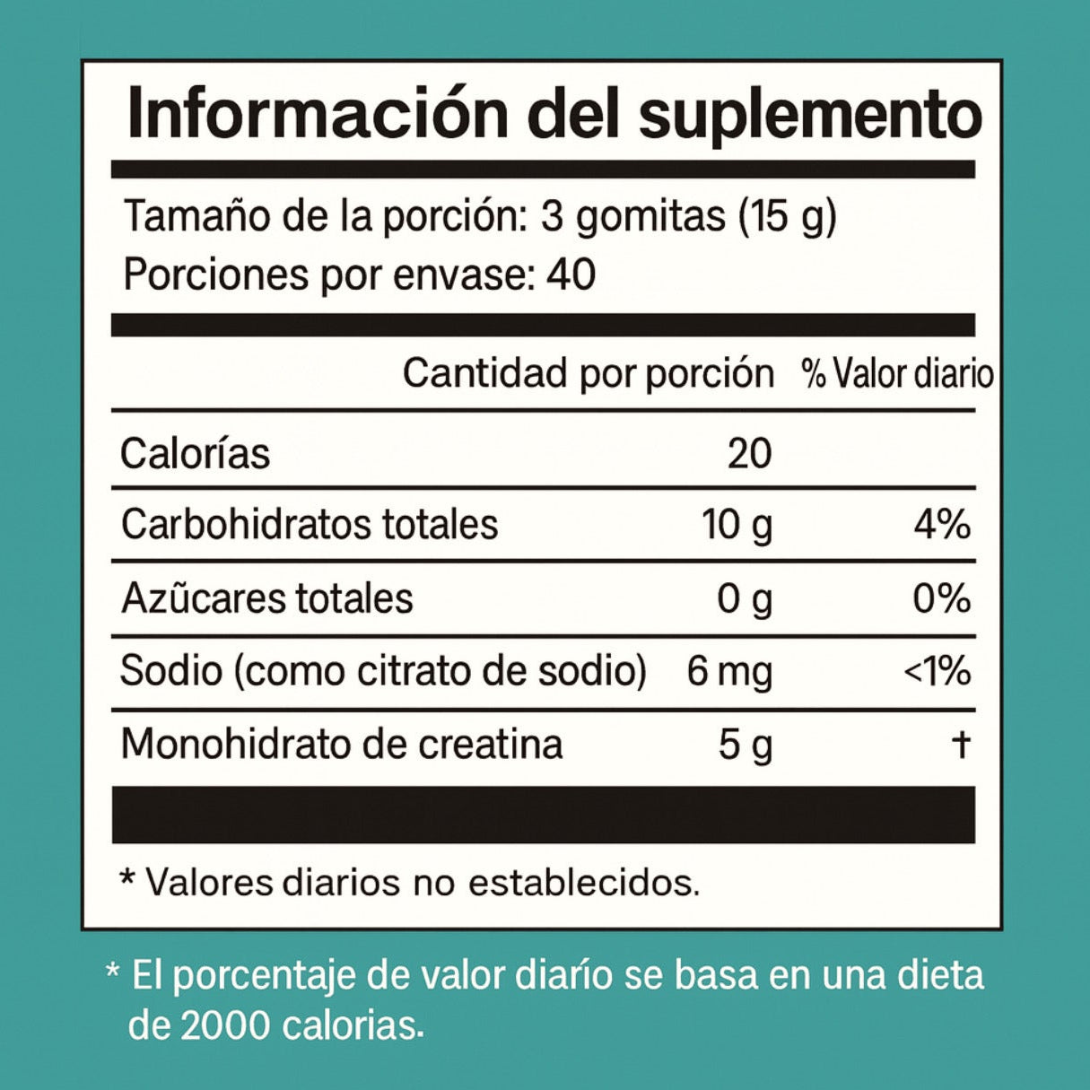U-PUMP | Gominolas de creatina